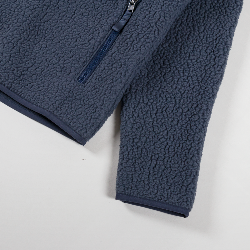 Patagonia Womens Retro Pile Fleece Marsupial Pullover Smolder Blue-7