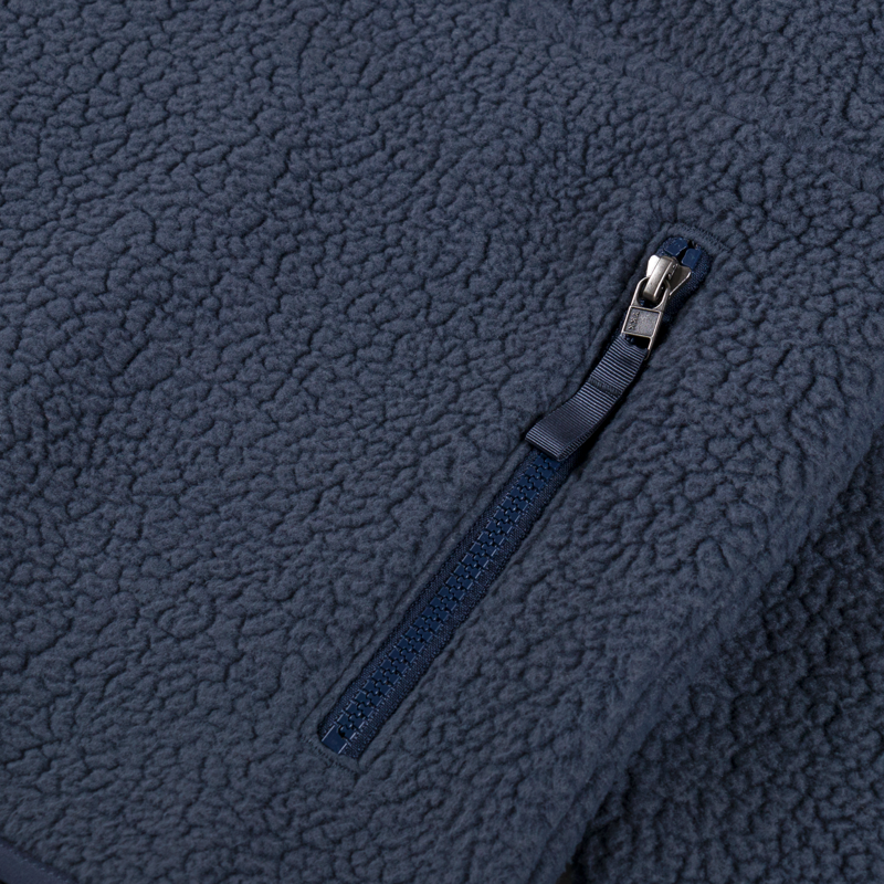 Patagonia Womens Retro Pile Fleece Marsupial Pullover Smolder Blue-6