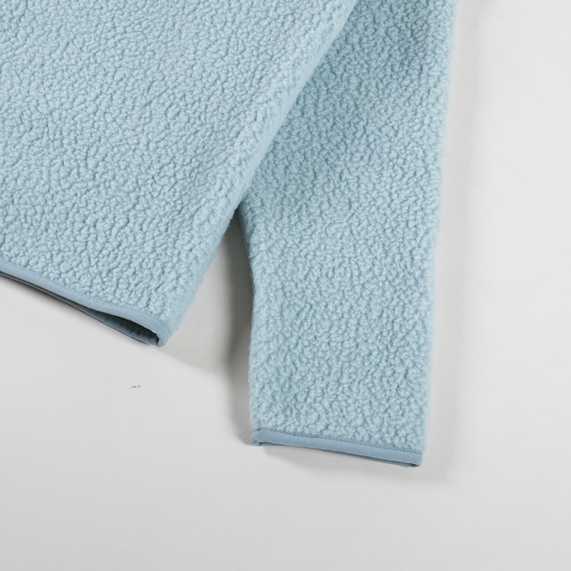 Patagonia Womens Retro Pile Fleece Marsupial Pullover Thermal Blue-12