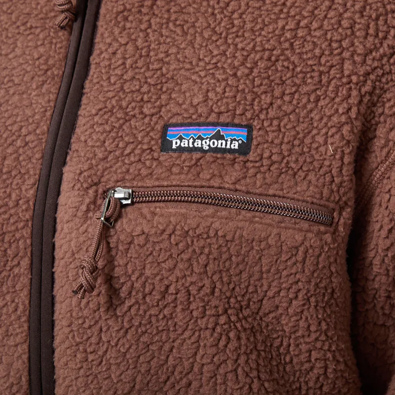 Patagonia Womens Retro Pile Fleece Marsupial Pullover Berm Brown-4