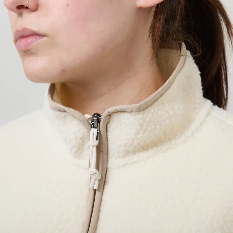 Patagonia Womens Retro Pile Fleece Marsupial Pullover Natural-3