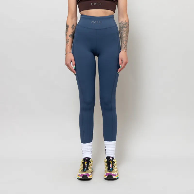 Halo Womens Training Tights Blue