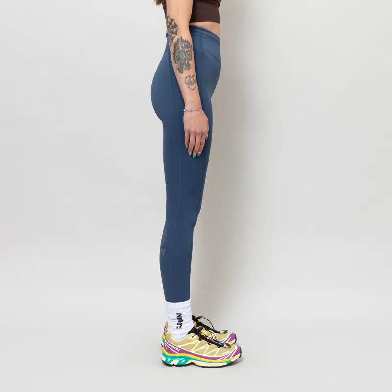 Halo Womens Training Tights Blue-4