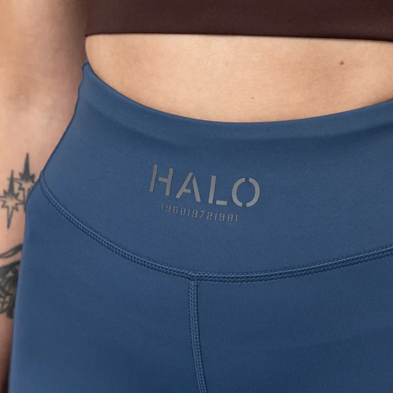 Halo Womens Training Tights Blue-5