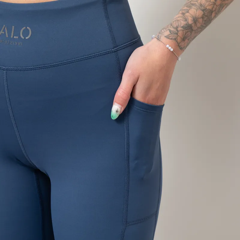 Halo Womens Training Tights Blue-6