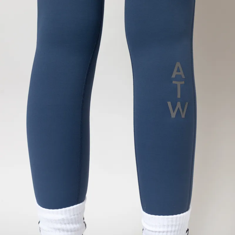 Halo Womens Training Tights Blue-8