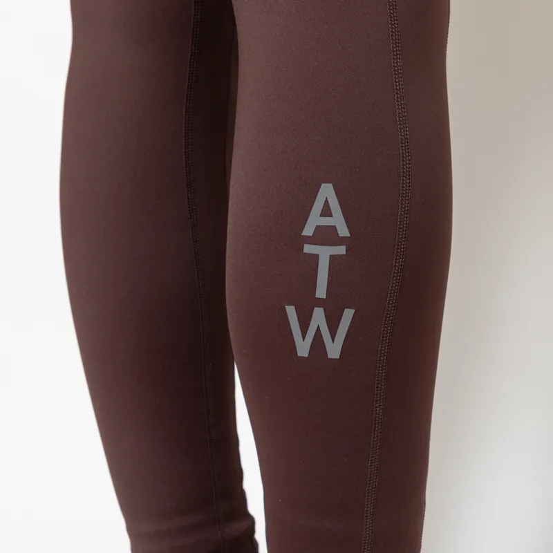 Halo Womens Training Tights Brown-4