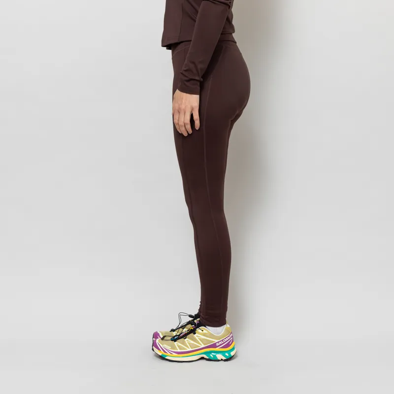 Halo Womens Training Tights Brown-2