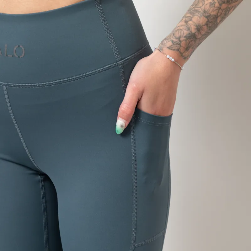 Halo Womens Training Tights Light Blue-6