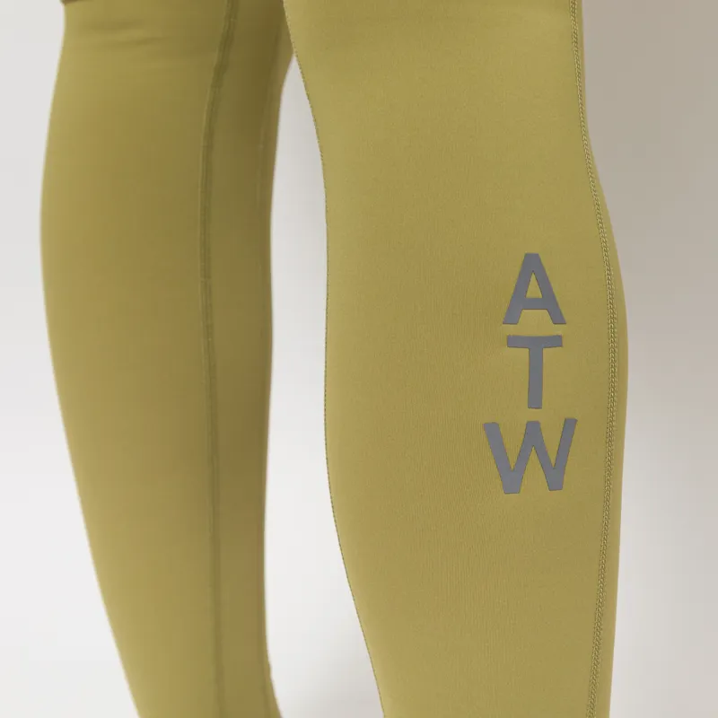 Halo Womens Training Tights Olive-7