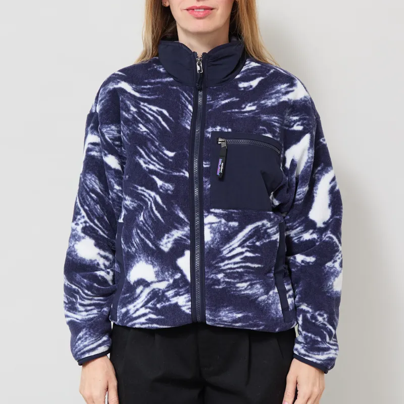 Patagonia Womens Synchilla Fleece Jacket Polar Breeze Sunken Blue