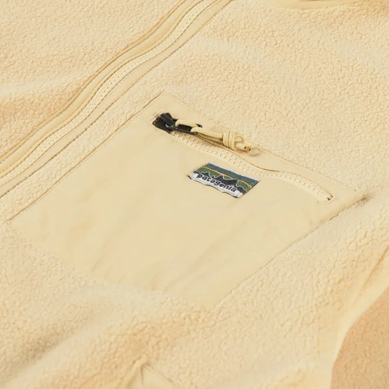 Patagonia Womens Synchilla Fleece Jacket Beeswax Tan-5