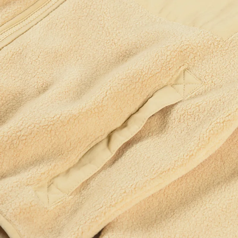 Patagonia Womens Synchilla Fleece Jacket Beeswax Tan-6