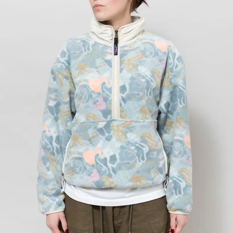 Patagonia Womens Synch Marsupial Fleece Moon Tripper Virtually Blue