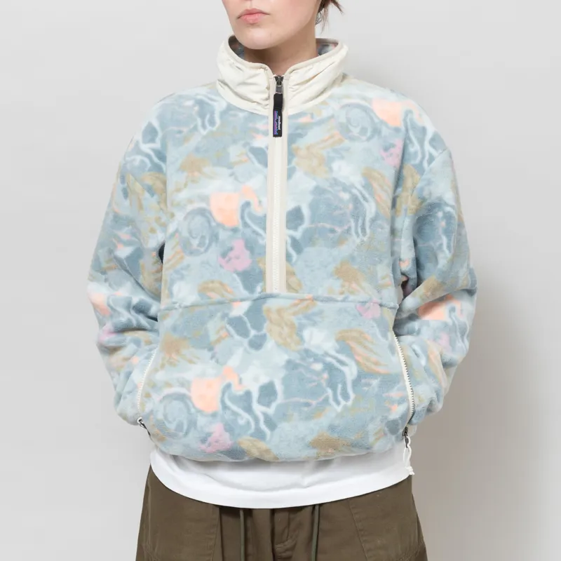 Patagonia Womens Synch Marsupial Fleece Moon Tripper Virtually Blue-1