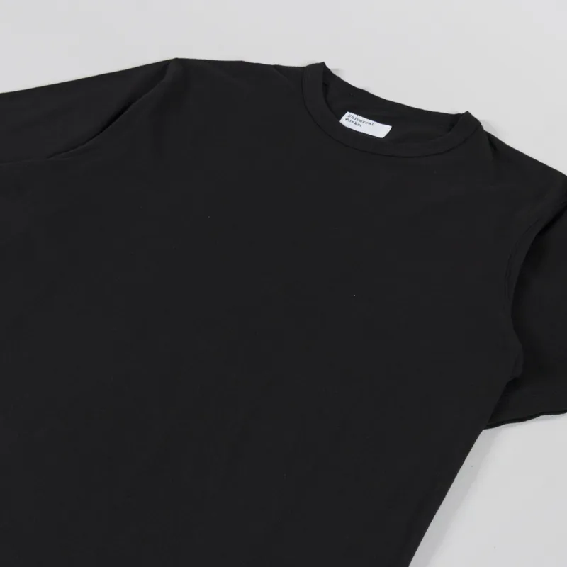 Universal Works Core T Shirt Black-1