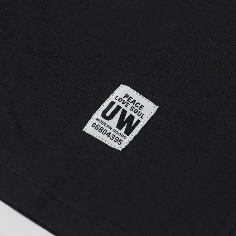 Universal Works Core T Shirt Black-2