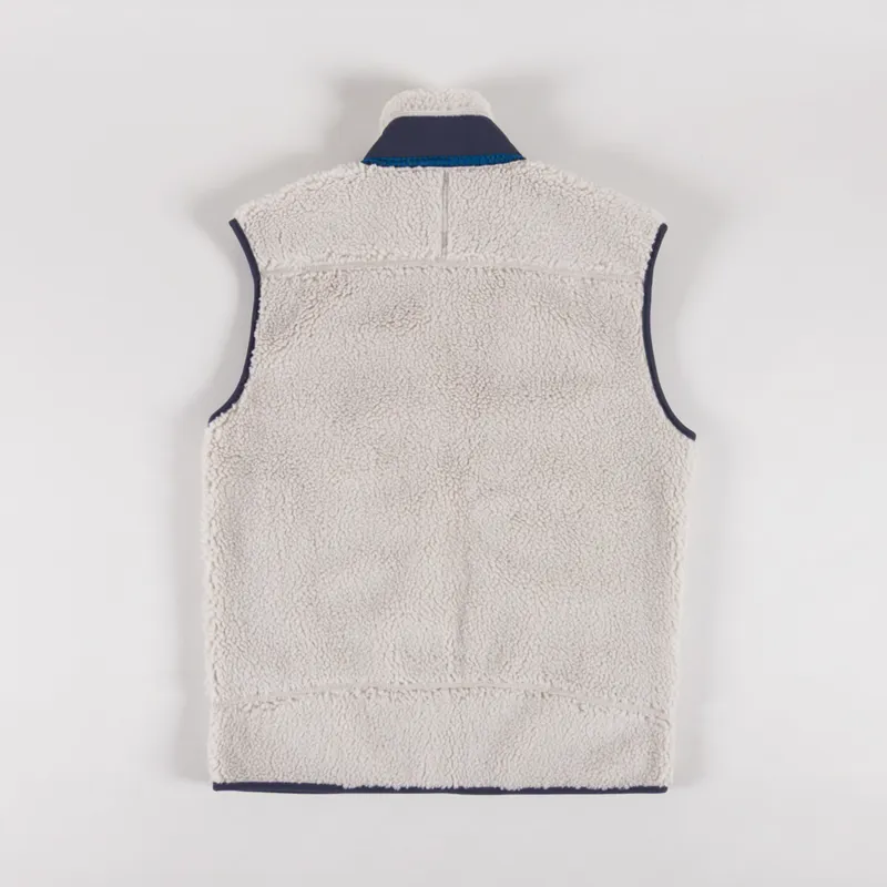 Patagonia Classic Retro-X Fleece Vest Natural Smolder Blue-1