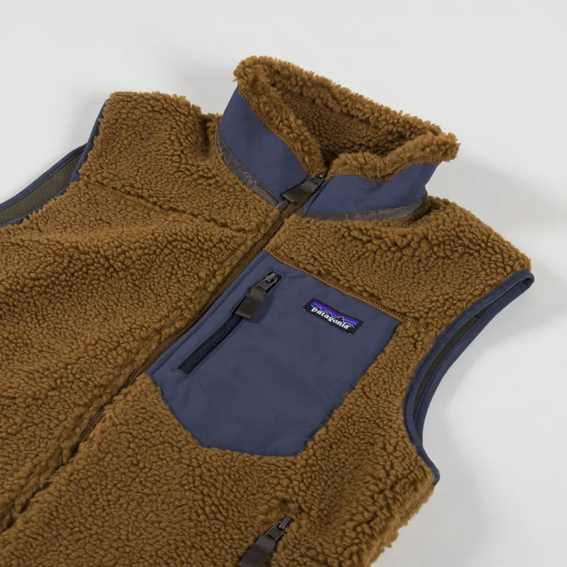 Patagonia Classic Retro-X Fleece Vest Shelter Brown-2