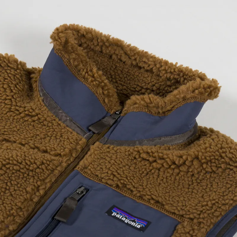 Patagonia Classic Retro-X Fleece Vest Shelter Brown-4