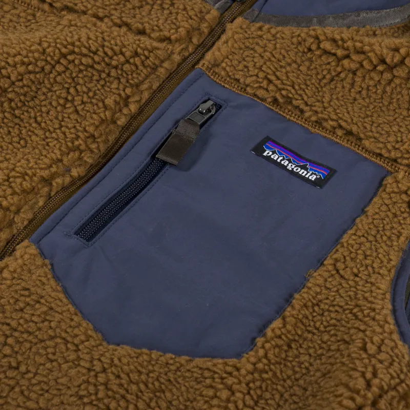 Patagonia Classic Retro-X Fleece Vest Shelter Brown-5