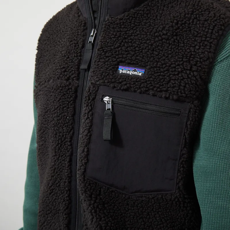 Patagonia Classic Retro-X Fleece Vest Black-6