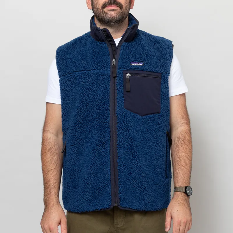 Patagonia Classic Retro-X Fleece Vest Clement Blue