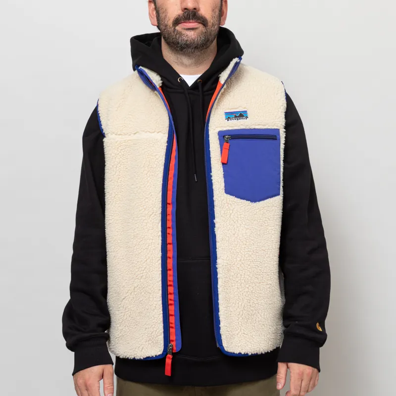 Patagonia Classic Retro-X Fleece Vest Dark Natural