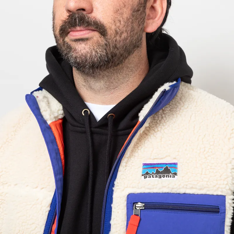 Patagonia Classic Retro-X Fleece Vest Dark Natural-5