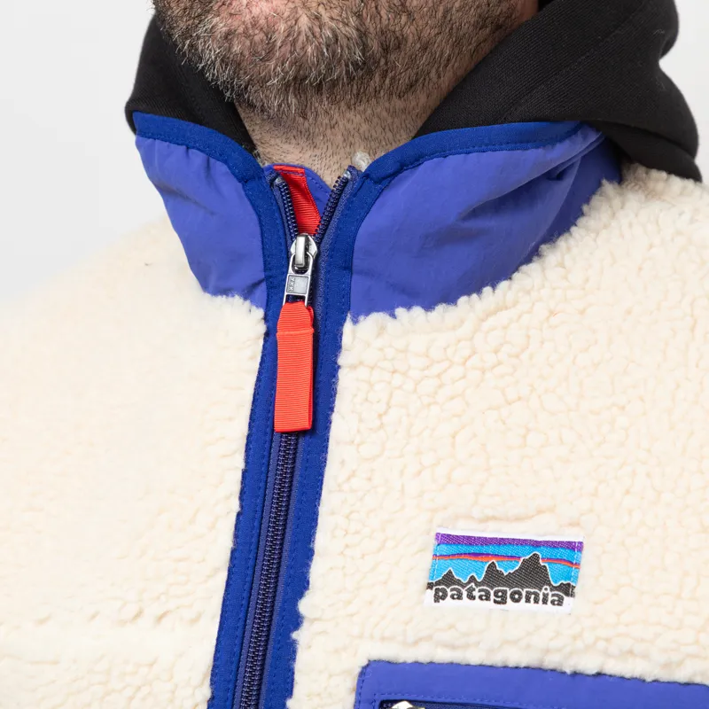 Patagonia Classic Retro-X Fleece Vest Dark Natural-6