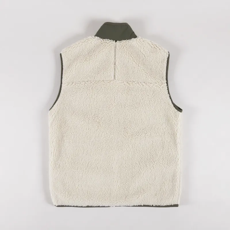 Patagonia Classic Retro-X Fleece Vest Dark Natural Basin Green-2