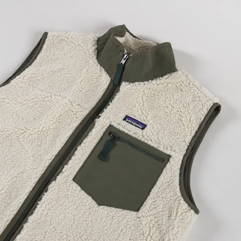 Patagonia Classic Retro-X Fleece Vest Dark Natural Basin Green-3
