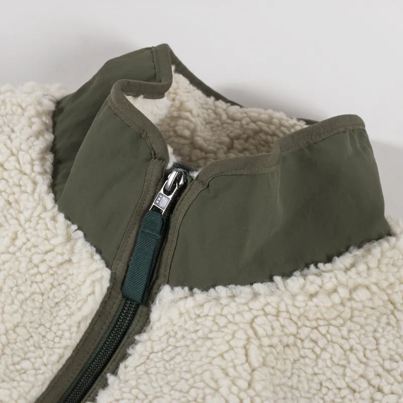 Patagonia Classic Retro-X Fleece Vest Dark Natural Basin Green-5