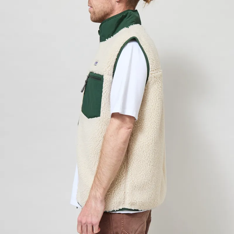 Patagonia Classic Retro-X Fleece Vest Dark Natural Treeline Green-2