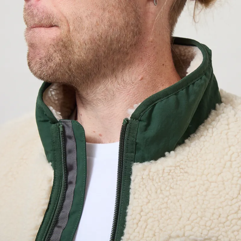 Patagonia Classic Retro-X Fleece Vest Dark Natural Treeline Green-4