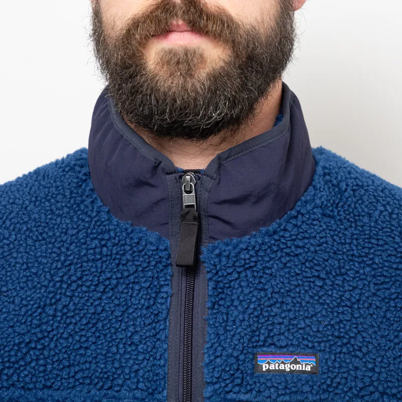 Patagonia Mens Classic Retro-X Fleece Jacket Clement Blue