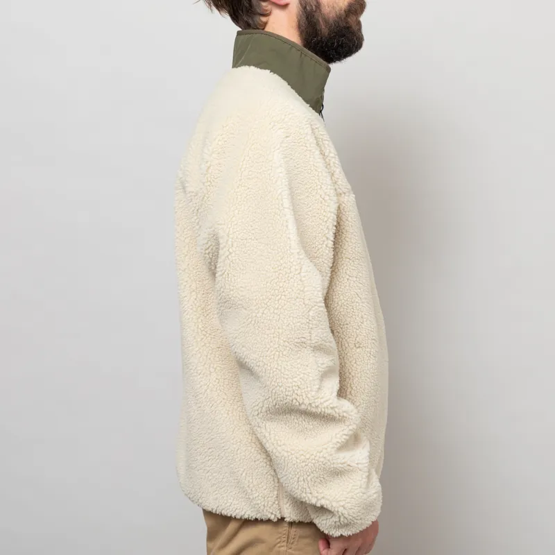 Patagonia Classic Retro-X Fleece Jacket Dark Natural Basin Green-4