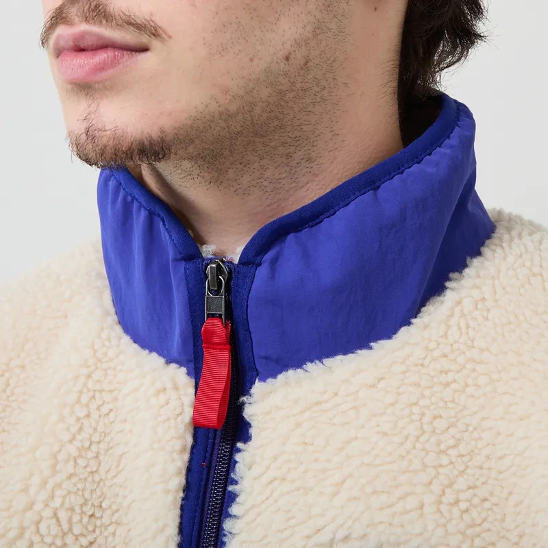 Patagonia Classic Retro-X Fleece Jacket Dark Natural Cobalt Blue-3