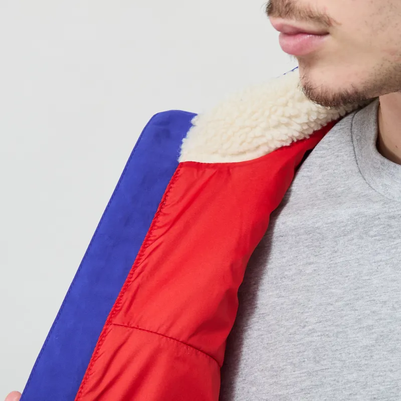 Patagonia Classic Retro-X Fleece Jacket Dark Natural Cobalt Blue-9