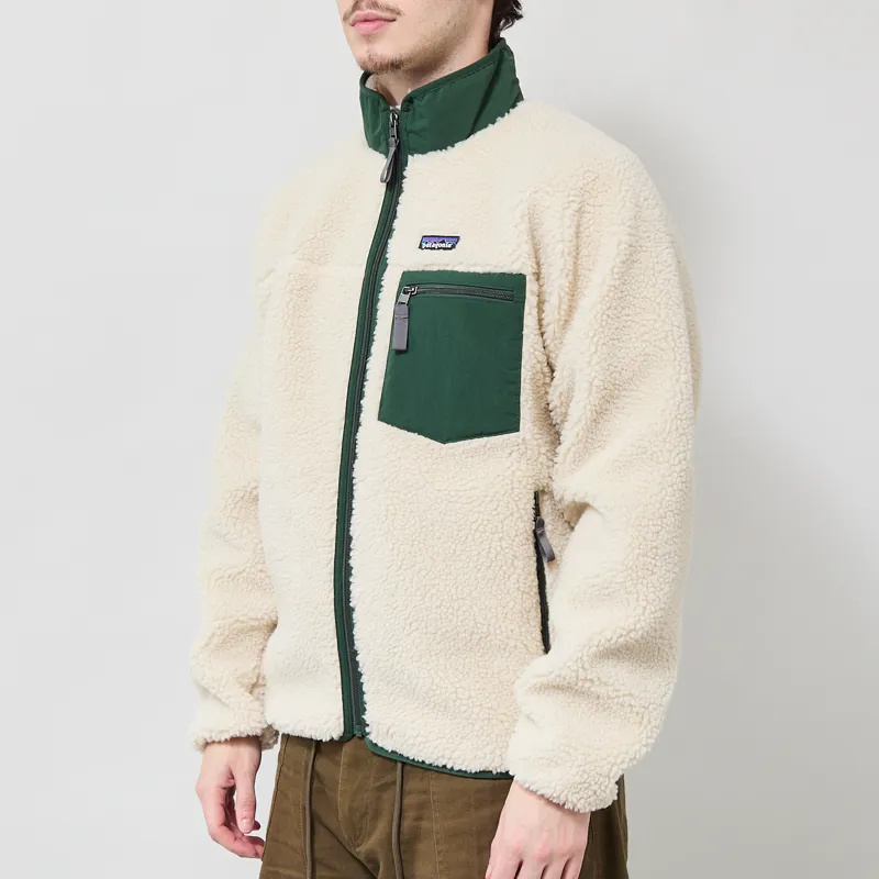 Patagonia Classic Retro-X Fleece Jacket Dark Natural Treeline Green-1