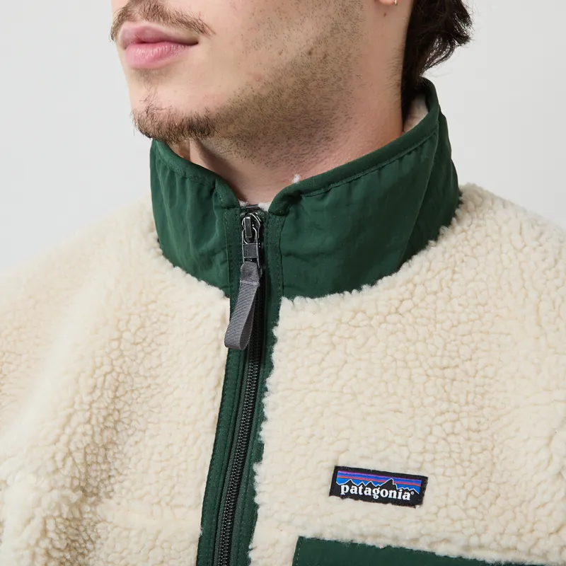Patagonia Classic Retro-X Fleece Jacket Dark Natural Treeline Green-3