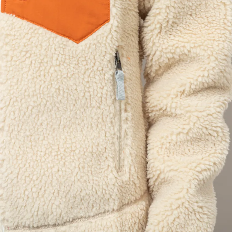 Patagonia Womens Classic Retro-X Fleece Jacket Dark Natural Redtail Rust-7