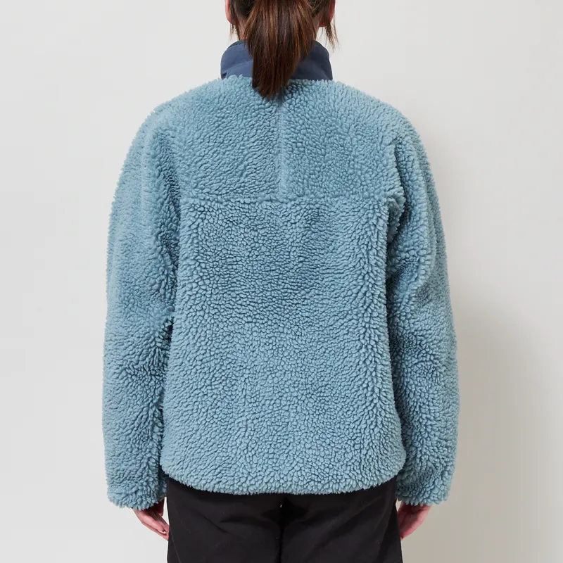 Patagonia Womens Classic Retro-X Fleece Jacket Blue Sage-2