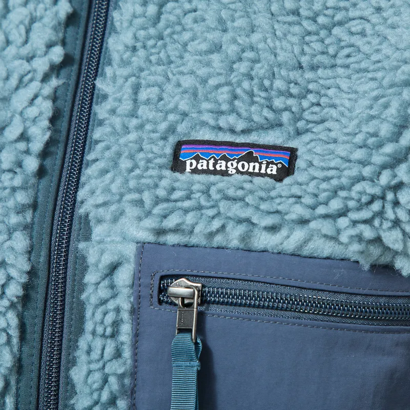 Patagonia Womens Classic Retro-X Fleece Jacket Blue Sage-5