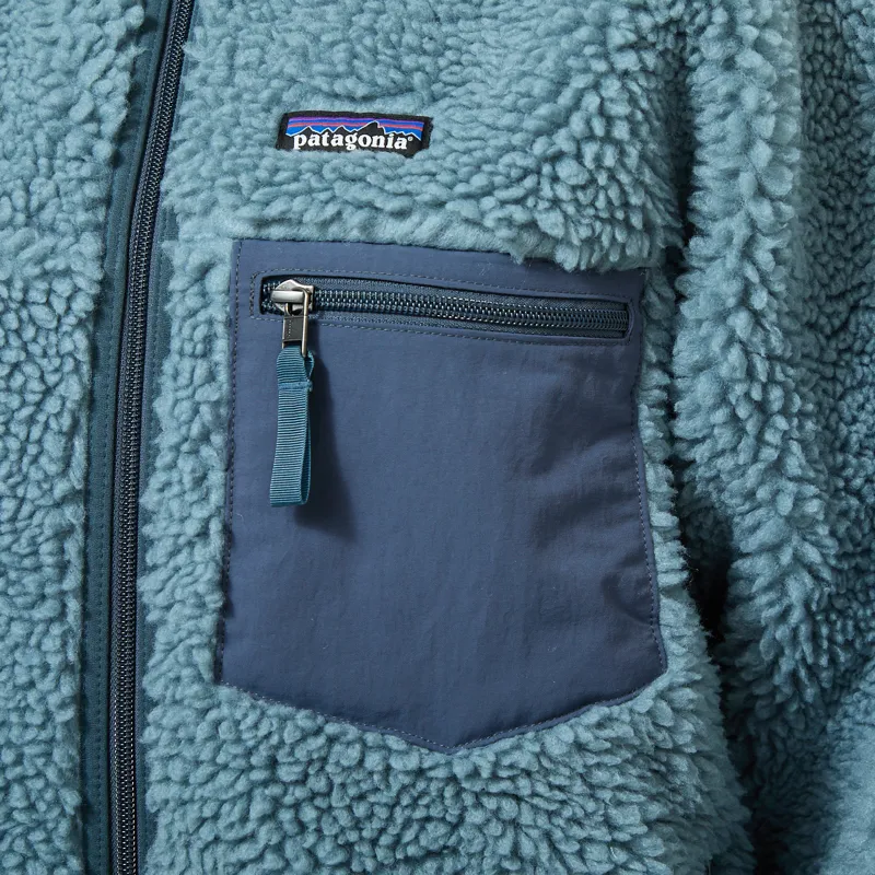 Patagonia Womens Classic Retro-X Fleece Jacket Blue Sage-4