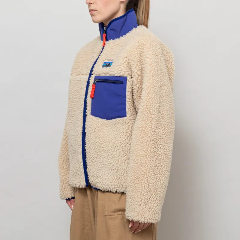 Patagonia Womens Classic Retro-X Fleece Jacket Dark Natural-1