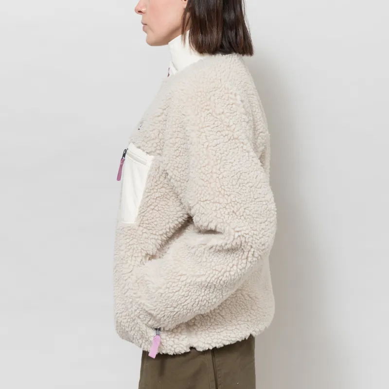 Patagonia Womens Classic Retro-X Fleece Jacket Natural Light Violet-3