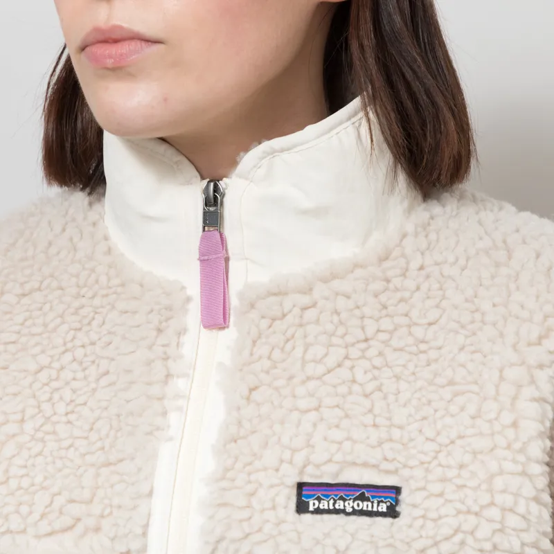 Patagonia Womens Classic Retro-X Fleece Jacket Natural Light Violet-6