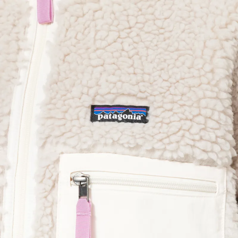 Patagonia Womens Classic Retro-X Fleece Jacket Natural Light Violet-8