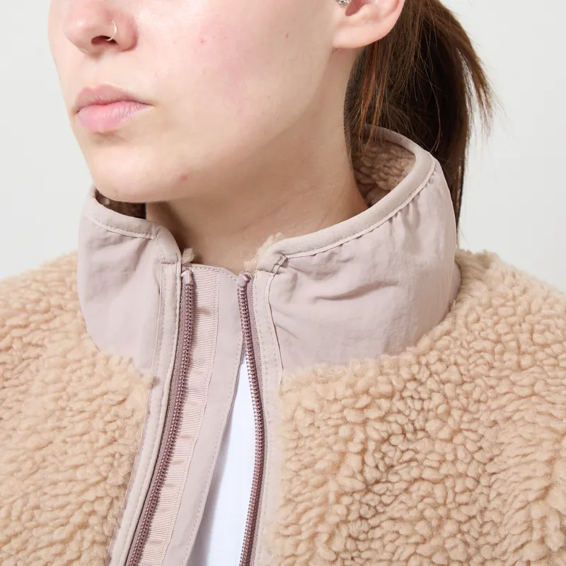 Patagonia Womens Classic Retro-X Fleece Jacket Oar Tan-3